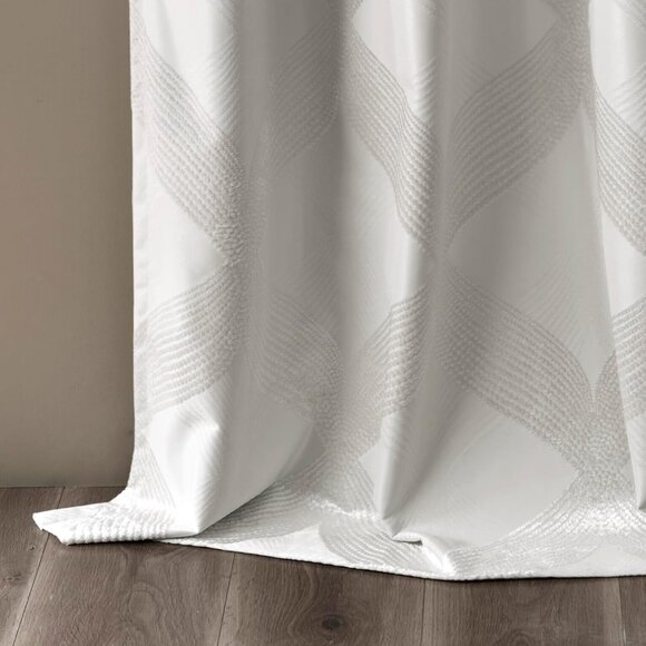 Sun Smart Bentley Total Blackout Curtains Ivory 50" X 95" NWT - Picture 3 of 12